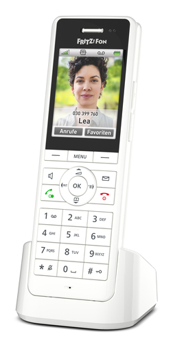 Fon FRITZ&excl; X6 DECT-Telefon Anrufer-Identifikation Wei&szlig;