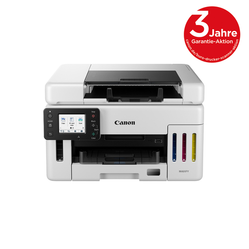 Canon GX6550&comma; Tintenstrahl&comma; bis A4&comma; 600 x 1200 DPI&comma; WLAN&comma; schwarz&comma; wei&szlig;