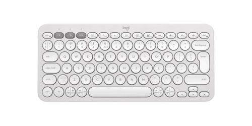 Logitech 920-011852 wei&szlig; Tastatur&comma; Layout&colon; US International&comma; Scherenschalter
