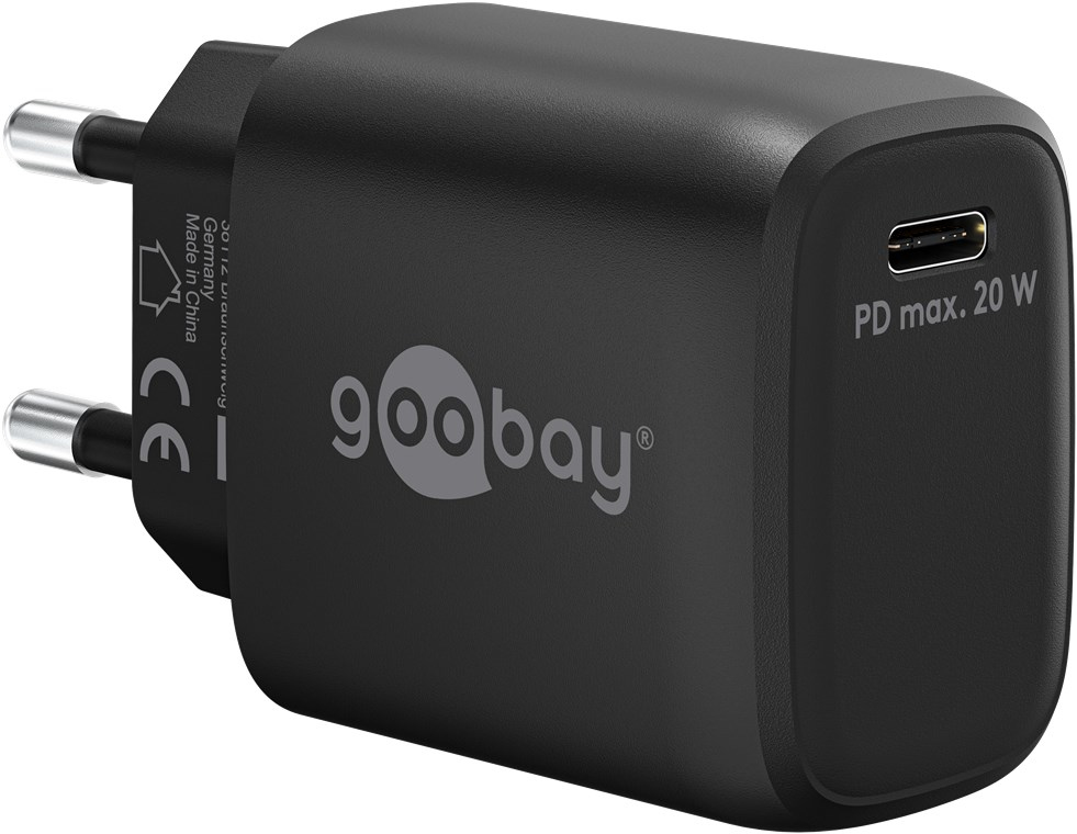 Goobay USB-C PD GaN Schnellladegerät Goobay USB-C PD GaN Schnellladegerät