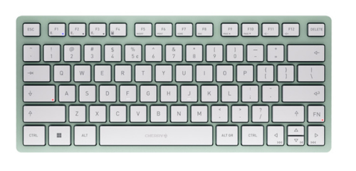 CHERRY KW 7100 MINI BT mintfarbe Tastatur, Layout: US International, Cherry SX CHERRY KW 7100 MINI BT mintfarbe Tastatur, Layout: US International, Cherry SX