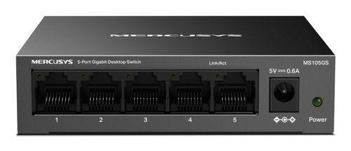 Mercusys MS105GS Unmanaged Switch, 5x RJ-45, Backplane: 10 Gbit/s Mercusys MS105GS Unmanaged Switch, 5x RJ-45, Backplane: 10 Gbit/s