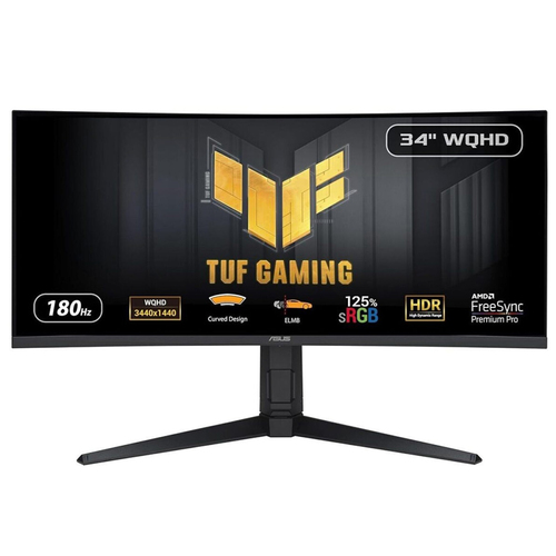 34 Zoll ASUS VG34VQL3A, 86,4cm TFT, 180 Hz, UltraWide Quad HD, 1ms, 2x HDMI, 2x DP, integrierter USB-Hub 34 Zoll ASUS VG34VQL3A, 86,4cm TFT, 180 Hz, UltraWide Quad HD, 1ms, 2x HDMI, 2x DP, integrierter USB-Hub