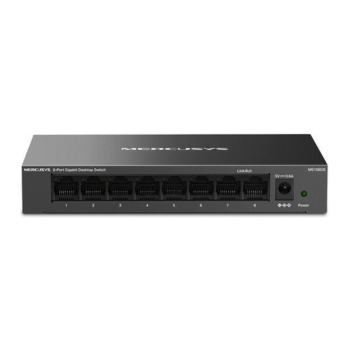 Mercusys MS108GS Unmanaged Switch, 8x RJ-45, Backplane: 16 Gbit/s Mercusys MS108GS Unmanaged Switch, 8x RJ-45, Backplane: 16 Gbit/s