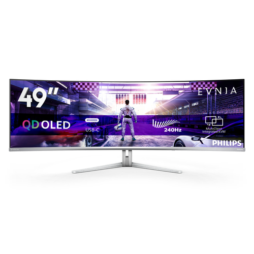 48.9 Zoll Philips 49M2C8900/00, 124,3cm TFT, 240 Hz, Dual QHD, 0,03ms, 2x HDMI, 1x DP, integrierter USB-Hub 48.9 Zoll Philips 49M2C8900/00, 124,3cm TFT, 240 Hz, Dual QHD, 0,03ms, 2x HDMI, 1x DP, integrierter USB-Hub