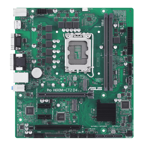 ASUS H610M-CT2 D4-CSM&comma; micro ATX LGA 1700 Mainboard&comma; 2x DDR4&comma; max&period; 64 GB&comma; 2x DisplayPort 1&period;4