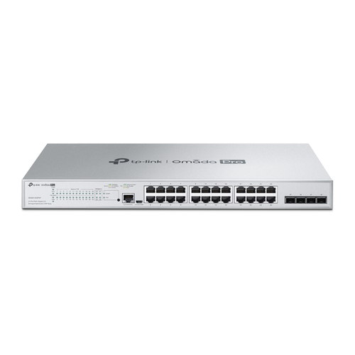 TP-Link S5500-24GP4F L2&sol;L2&plus; Managed Switch&comma; 24x RJ-45&comma; Backplane&colon; 56 Gbit&sol;s&comma; PoE