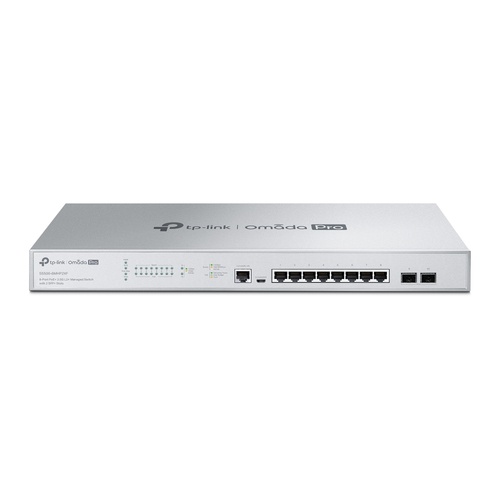 TP-Link S5500-8MHP2XF L2&sol;L2&plus; Managed Switch&comma; 8x RJ-45&comma; Backplane&colon; 80 Gbit&sol;s&comma; PoE