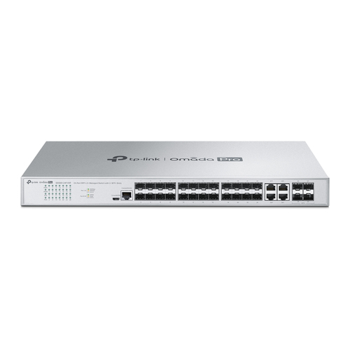 TP-Link S5500-24F4XF L2&sol;L2&plus; Managed Switch&comma; 20x RJ-45&comma; Backplane&colon; 128 Gbit&sol;s