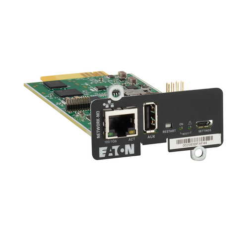 Eaton NETWORK-M3, Ethernet, 1000 Mbit/s Eaton NETWORK-M3, Ethernet, 1000 Mbit/s