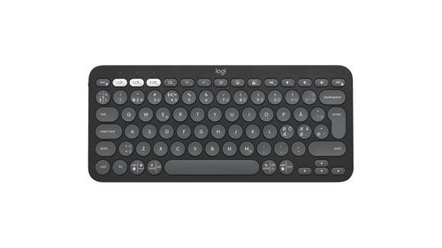 Logitech 920-011879 graphit Tastatur, Layout: Nordisch, Scherenschalter Logitech 920-011879 graphit Tastatur, Layout: Nordisch, Scherenschalter