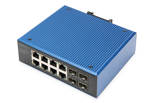 Digitus DN-651153 Unmanaged Switch&comma; 8x RJ-45&comma; Backplane&colon; 1 Gbit&sol;s&comma; PoE