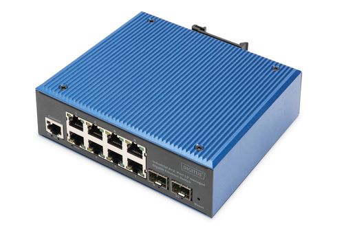 Digitus DN-651156 L2 Managed Switch&comma; 8x RJ-45&comma; Backplane&colon; 1 Gbit&sol;s