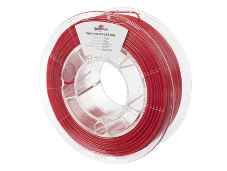 Spectrum Filaments S-Flex 90A 1&period;75mm&comma; rot&comma; 250 g