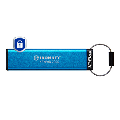 KINGSTON 128GB USB-C IronKey Keypad