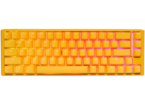 Ducky One 3 Yellow SF gelb Tastatur&comma; Layout&colon; US Englisch&comma; Cherry MX Red&comma; RGB