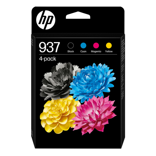 HP 937 4er-Pack CMYK Original Druckerpatrone