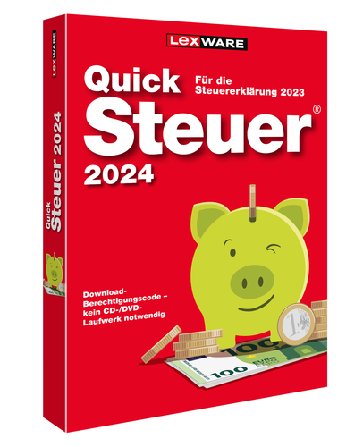 Lexware QuickSteuer 2024, Steuererklärung, Box, 1 Lizenz(en), 1 Jahr(e) Lexware QuickSteuer 2024, Steuererklärung, Box, 1 Lizenz(en), 1 Jahr(e)