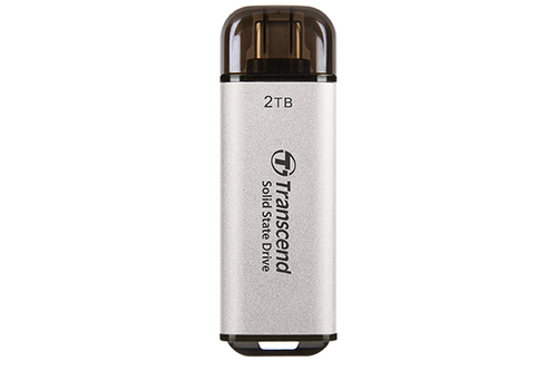 Transcend ESD300 2 TB USB Typ-C Silber Transcend ESD300 2 TB USB Typ-C Silber