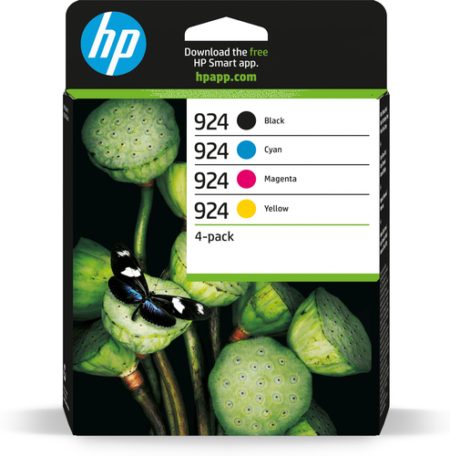 HP 924 4er-Pack CMYK Original Druckerpatrone