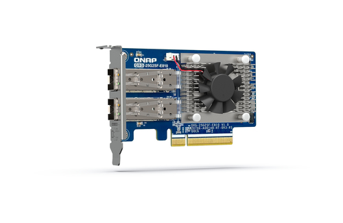 QNAP QXG-25G2SF-E810&comma; Faser&comma; 25000 Mbit&sol;s&comma; gr&uuml;n