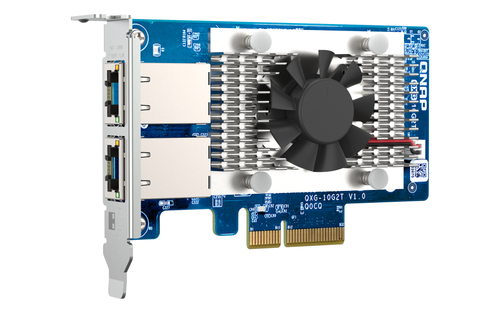 QNAP QXG-10G2T, Ethernet, 10000 Mbit/s, grün QNAP QXG-10G2T, Ethernet, 10000 Mbit/s, grün