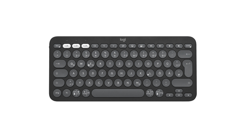 Logitech Pebble Keys 2 K380s graphit Tastatur&comma; Layout&colon; DE&comma; Scherenschalter
