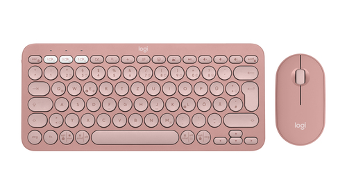 Logitech 920-012205 pink Tastatur&comma; Layout&colon; DE&comma; Scherenschalter