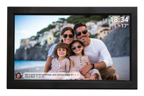 Denver PFF-1503B Digitaler Bilderrahmen Schwarz 39,6 cm (15.6) Touchscreen WLAN Denver PFF-1503B Digitaler Bilderrahmen Schwarz 39,6 cm (15.6) Touchscreen WLAN