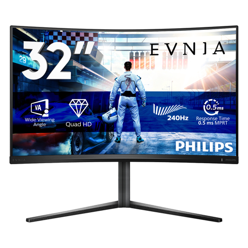31.5 Zoll Philips 32M2C5500W/00, 80cm TFT, 240 Hz, Quad HD, 1ms, 2x HDMI, 2x DP, integrierter USB-Hub 31.5 Zoll Philips 32M2C5500W/00, 80cm TFT, 240 Hz, Quad HD, 1ms, 2x HDMI, 2x DP, integrierter USB-Hub