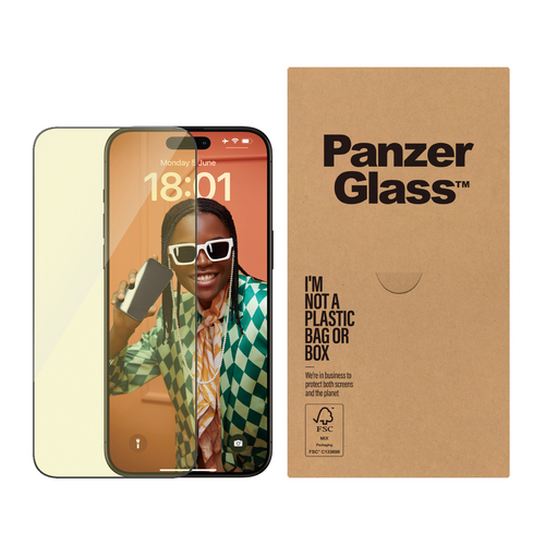 PanzerGlass PanzerGlass Eyecare Screen Protection iPhone 15 Pro Max &vert; Ultra-Wide Fit