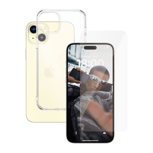 PanzerGlass SAFE&period; by PanzerGlass 2-in-1 Bundle iPhone iPhone 15 Plus &vert; BULK