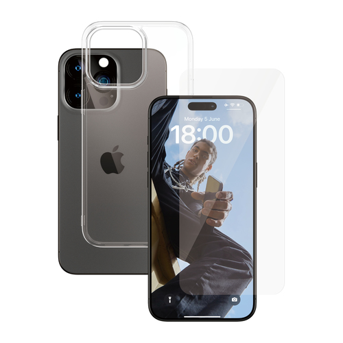 PanzerGlass SAFE&period; by PanzerGlass 2-in-1 Bundle iPhone 15 Pro Max &vert; BULK