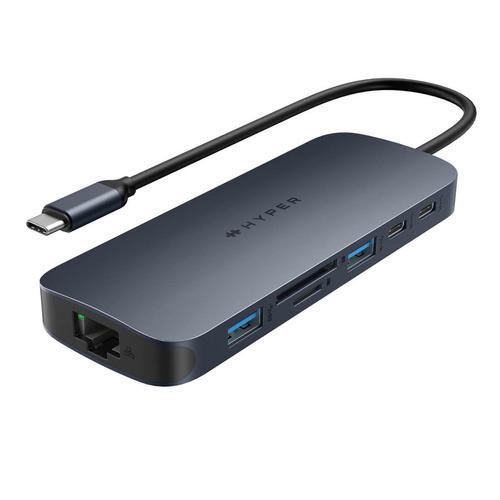 Targus HD4005GL&comma; USB 3&period;2 Gen 2 &lpar;3&period;1 Gen 2&rpar; Type-C&comma; blau&comma; USB Power Delivery&comma; Aluminium Geh&auml;use