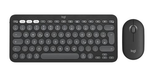 Logitech Pebble 2 Combo for Mac graphit Tastatur&comma; Layout&colon; DE&comma; Scherenschalter