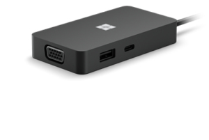 Microsoft Surface USB-C Travel Hub, USB 3.2 Gen 2 (3.1 Gen 2) Type-C, schwarz Microsoft Surface USB-C Travel Hub, USB 3.2 Gen 2 (3.1 Gen 2) Type-C, schwarz