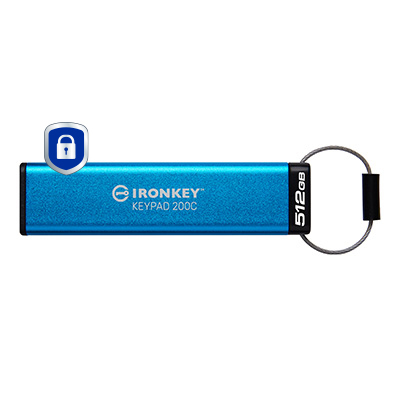 KINGSTON 512GB USB-C IronKey Keypad