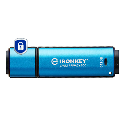 KINGSTON 512GB USB-C IronKey Vault Privacy KINGSTON 512GB USB-C IronKey Vault Privacy