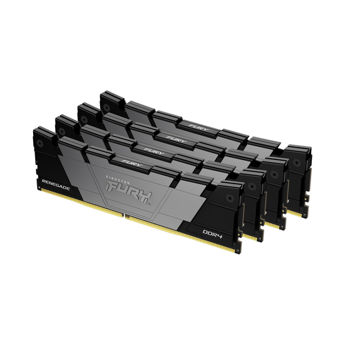 DDR4RAM 4 x 32GB DDR4-3200, Kingston Technology FURY 128GB 3200MT/s DDR4 CL16 DIMM (4er-Kit) Renegade Black, DIMM, CL16 Kit DDR4RAM 4 x 32GB DDR4-3200, Kingston Technology FURY 128GB 3200MT/s DDR4 CL16 DIMM (4er-Kit) Renegade Black, DIMM, CL16 Kit