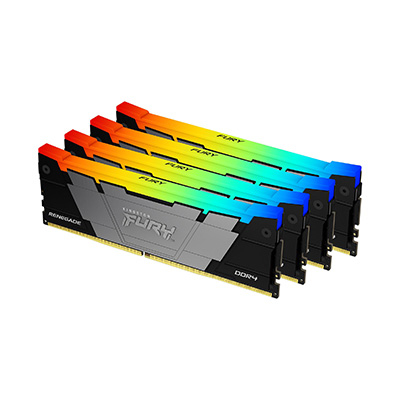 DDR4RAM 4 x 8GB DDR4-3600&comma; Kingston Technology FURY 32GB 3600MT&sol;s DDR4 CL16 DIMM &lpar;4er-Kit&rpar; Renegade RGB&comma; DIMM&comma; CL16 Kit