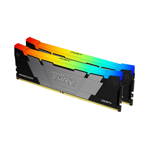 DDR4RAM 2 x 8GB DDR4-4600&comma; Kingston Technology FURY 16GB 4600MT&sol;s DDR4 CL19 DIMM &lpar;2er-Kit&rpar; Renegade RGB&comma; DIMM&comma; CL19 Kit