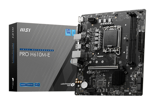 MSI PRO H610M-E Motherboard Intel H610