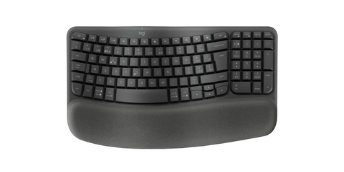 Logitech Wave Keys graphit Tastatur, Layout: Schweiz, Membran Key Switch Logitech Wave Keys graphit Tastatur, Layout: Schweiz, Membran Key Switch
