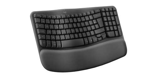 Logitech Wave Keys graphit Tastatur, Layout: Französisch, Membran Key Switch Logitech Wave Keys graphit Tastatur, Layout: Französisch, Membran Key Switch