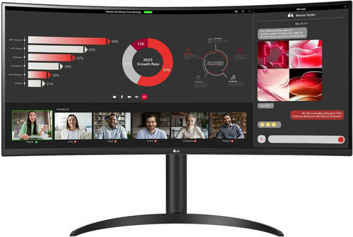34 Zoll LG UW 34WR55QC-B.AEU, 86,4cm TFT, 100 Hz, Wide Quad HD, 5ms, 2x HDMI, 1x DP, integrierter USB-Hub 34 Zoll LG UW 34WR55QC-B.AEU, 86,4cm TFT, 100 Hz, Wide Quad HD, 5ms, 2x HDMI, 1x DP, integrierter USB-Hub
