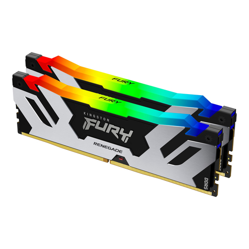 DDR5RAM 2 x 16GB DDR5-7600&comma; Kingston Technology FURY 32GB 7600MT&sol;s DDR5 CL38 DIMM &lpar;2er-Kits&rpar; Renegade RGB XMP&comma; DIMM&comma; CL38 Kit