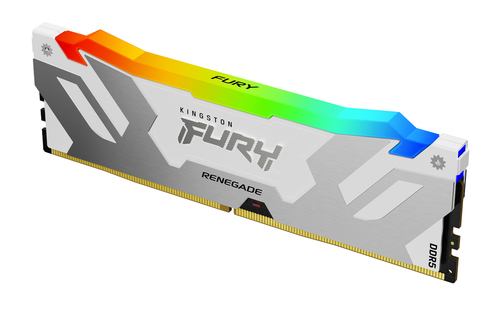 DDR5RAM 16 GB DDR5-8000&comma; Kingston Technology FURY 16GB 8000MT&sol;s DDR5 CL38 DIMM Renegade RGB Wei&szlig; XMP&comma; DIMM&comma; CL38