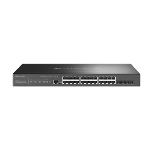 TP-Link Omada SG3428XMP Netzwerk-Switch Managed L2&plus; Gigabit Ethernet &lpar;10&sol;100&sol;1000&rpar; Power over Ethernet &lpar;PoE&rpar; 1U Schwarz
