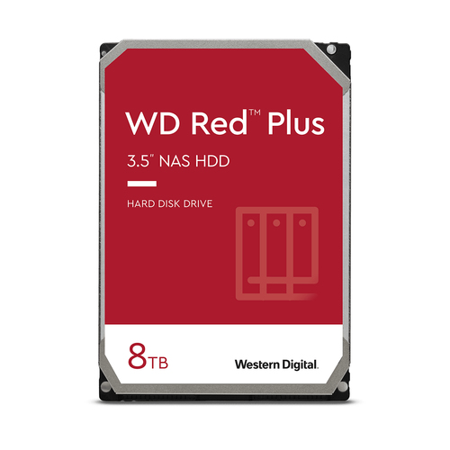8 TB HDD Western Digital Red Plus&comma; SATA 6 Gbit&sol;s