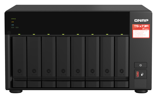 QNAP TS-873A, 8 GB RAM, 8x Einschübe, 2x 2.5 GBit/s LAN, Tower NAS schwarz QNAP TS-873A, 8 GB RAM, 8x Einschübe, 2x 2.5 GBit/s LAN, Tower NAS schwarz